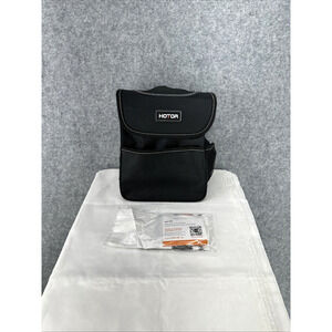 HOTOR Car Trash Can with Lid and Storage Pockets - 100% Leak-Proof Organizer